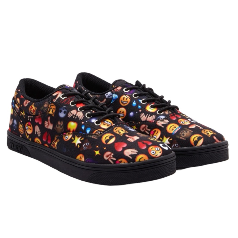 NIB VLADO MILO LOW UNISEX EMOJI SNEAKERS